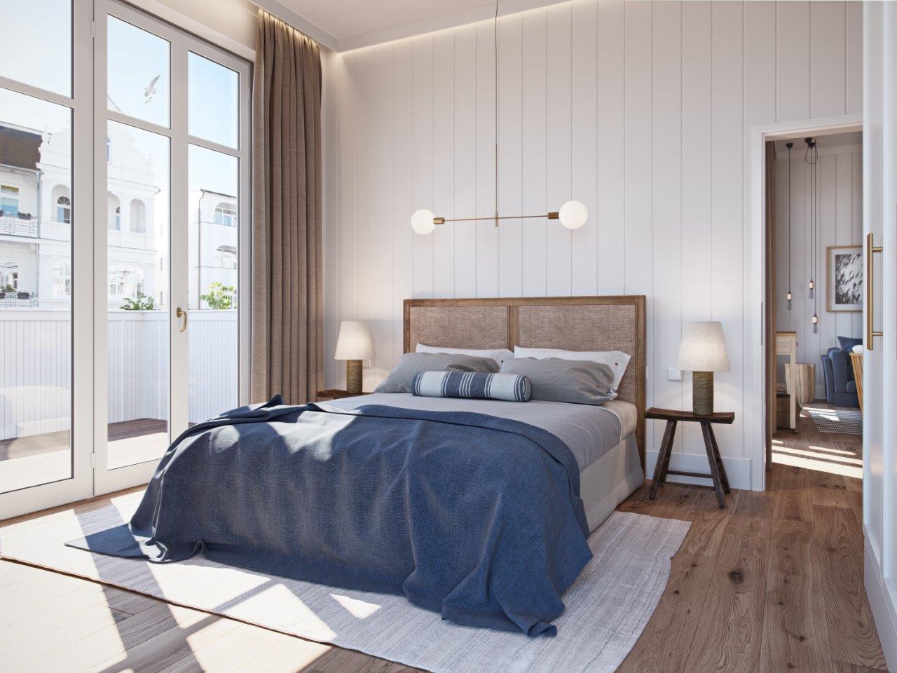 Visualisierung Zimmer Hotel LOEV © Primus Immobilien AG, Visualisierungen: EVE Images / Berlin