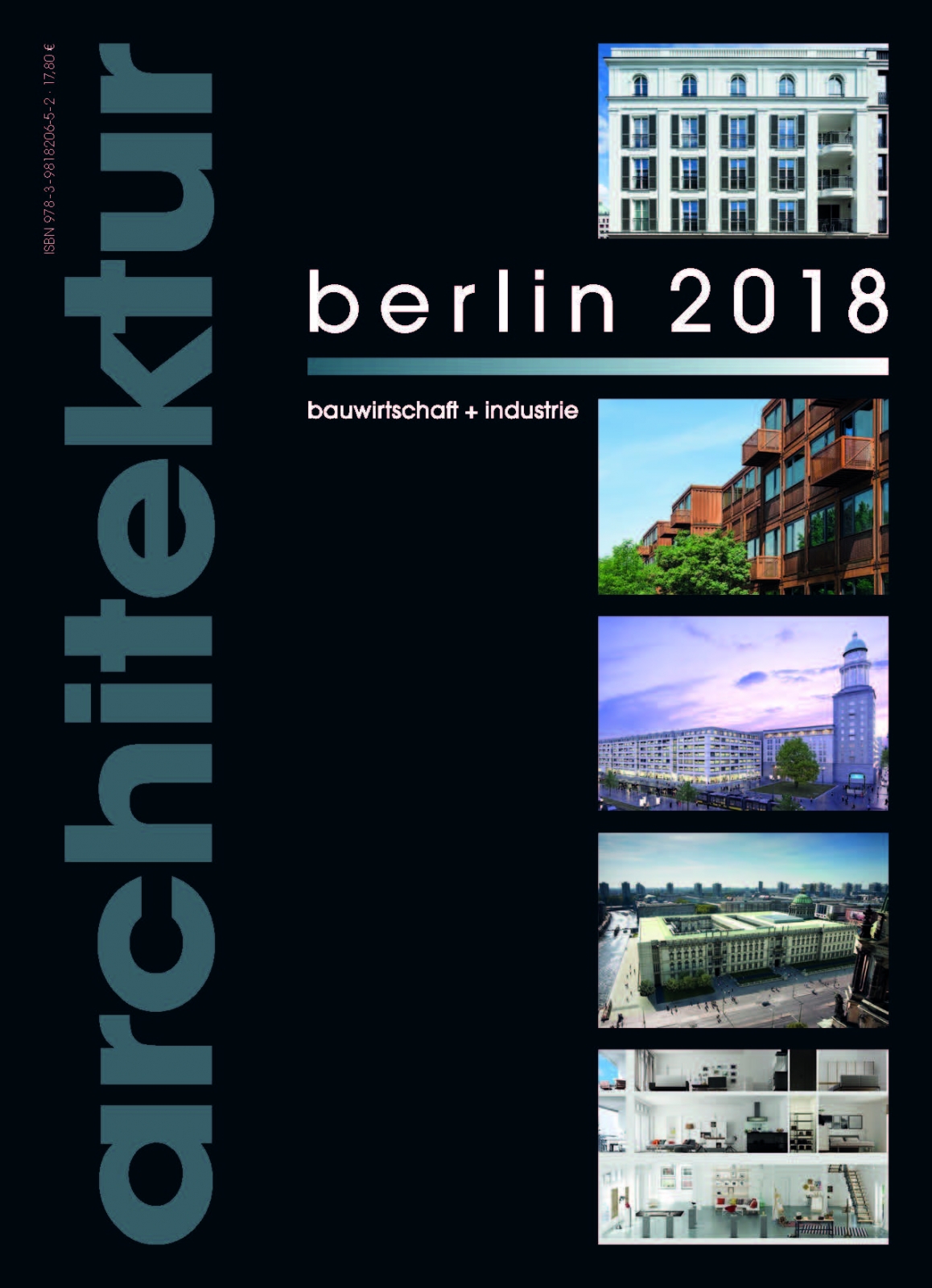 Cover des Buches "architektur, bauwirtschaft + industrie 2018"