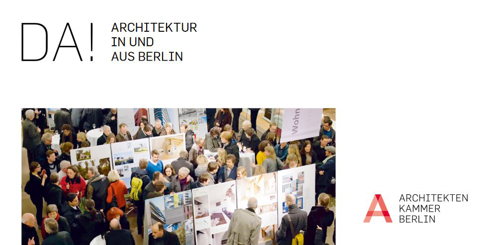 Plakat „da! Architektur in und aus Berlin“ 2016