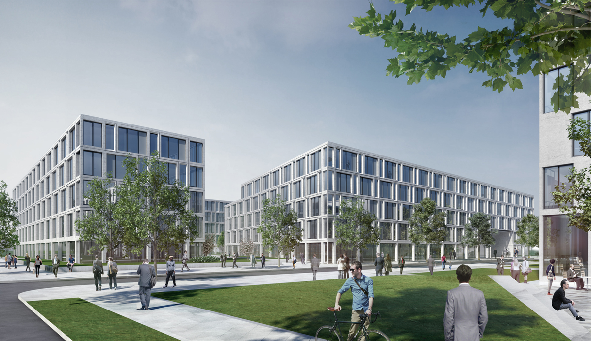 Visualisierung OfficeLab-Campus Adlershof, Berlin © GBP Architekten, Visualisierung: Archimation