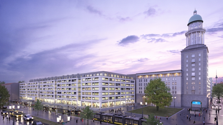 Visualisierung Wohnen am Frankfurter Tor © GBP Architekten
